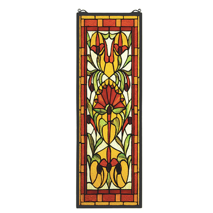 Meyda Tiffany Piccadilly Stained Glass Window Panel Wayfair Canada